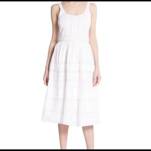 Alice + Olivia Myrtle Eyelet Midi Dress// Bride